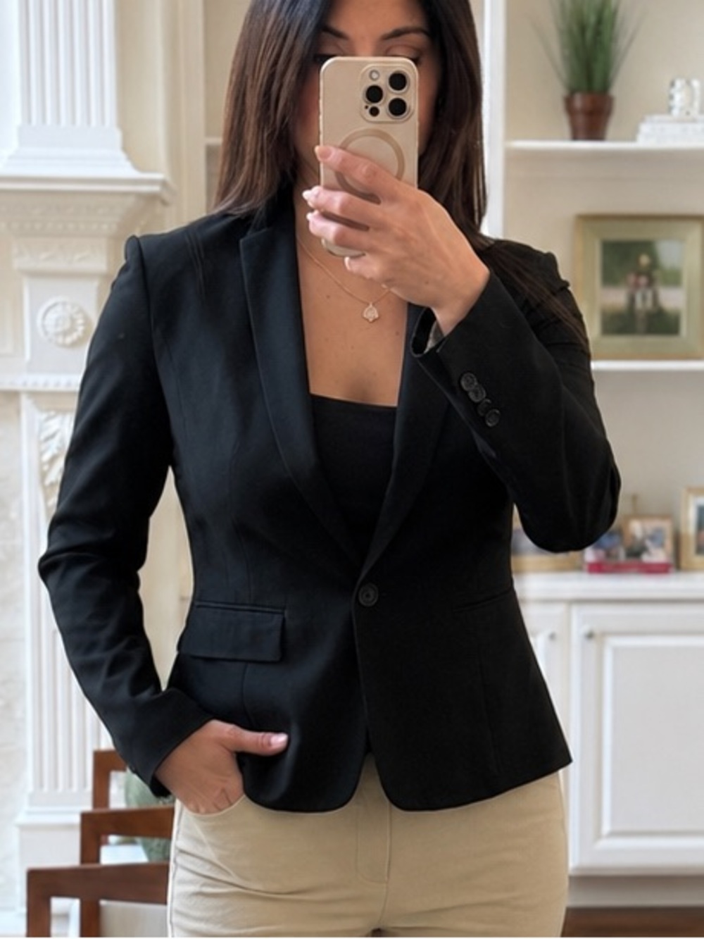Ann Taylor Black Tailored Blazer | Size 2